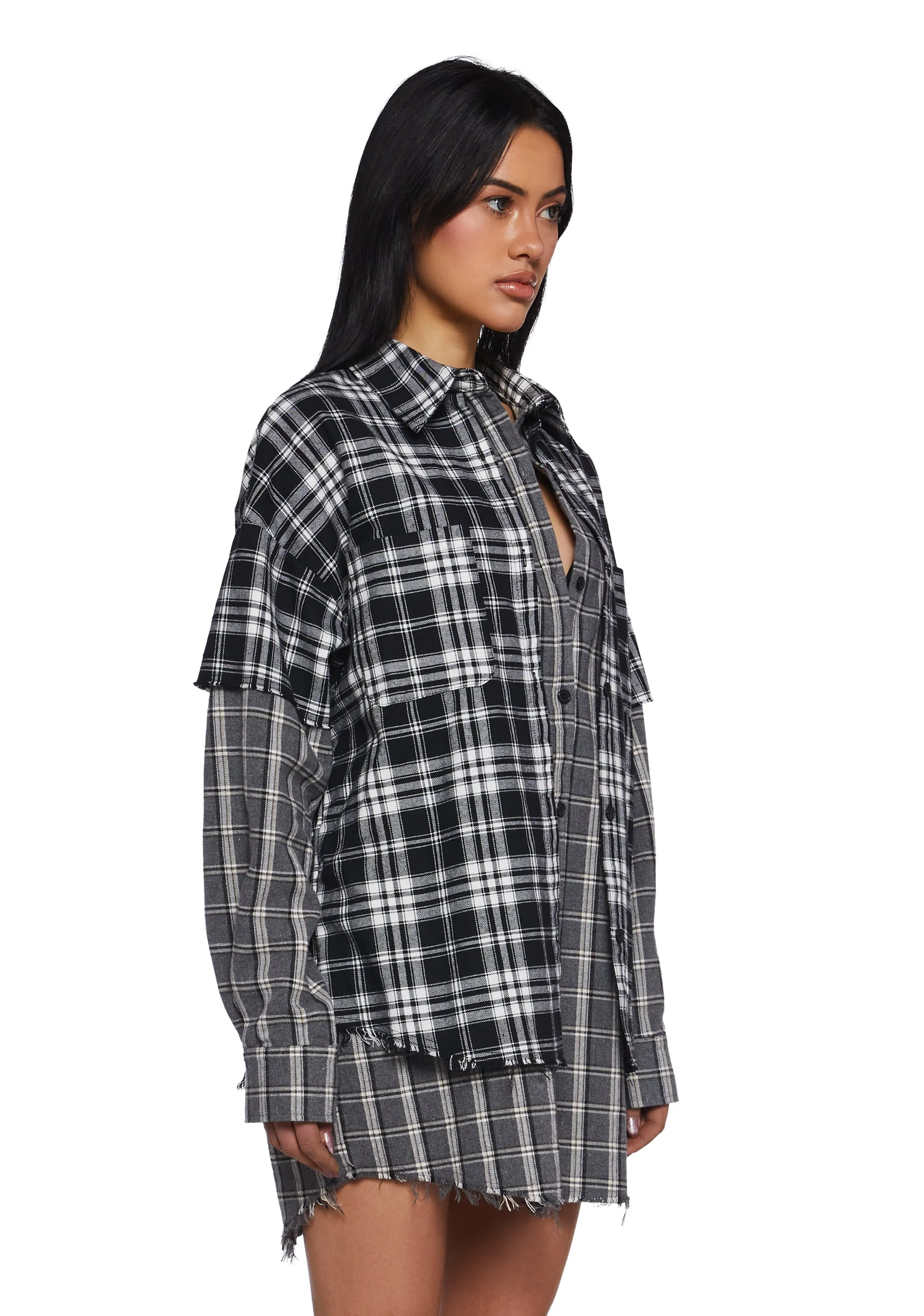 Day Trek Plaid Shirt sold by Dolls Kill product image thumbnail 3