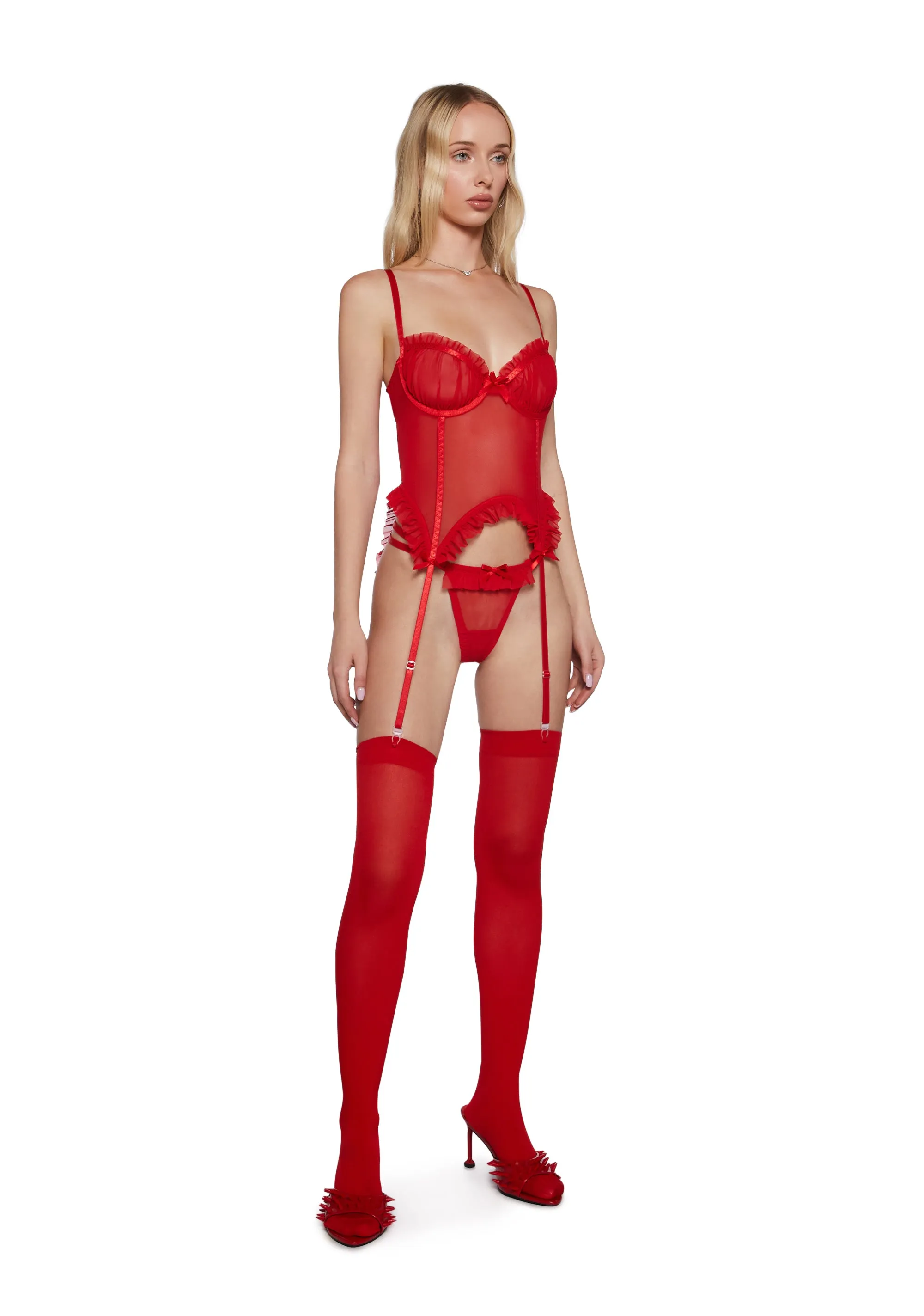 In Lust Mesh Lingerie Set sold by Dolls Kill product image thumbnail 2