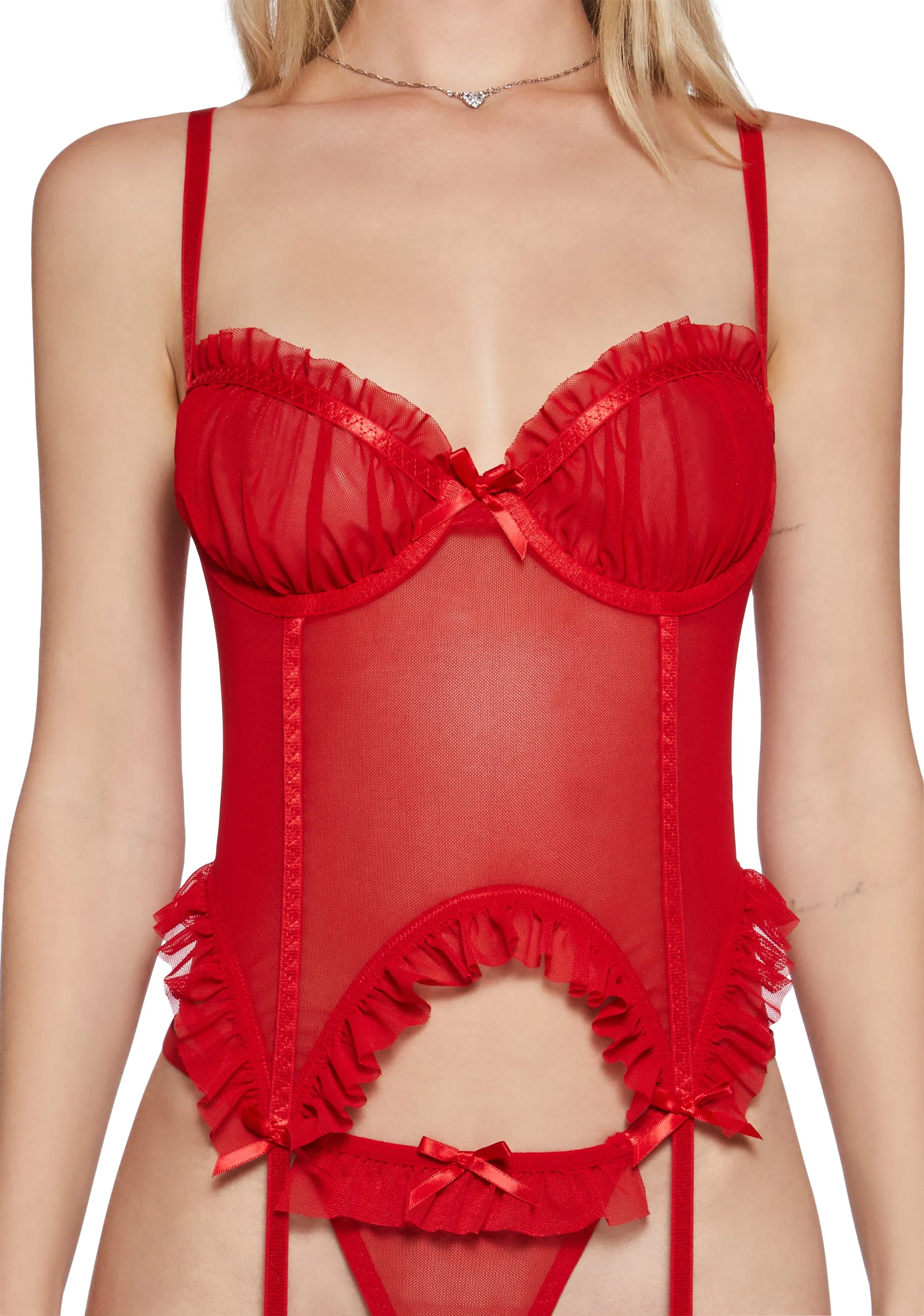 In Lust Mesh Lingerie Set sold by Dolls Kill product image thumbnail 5