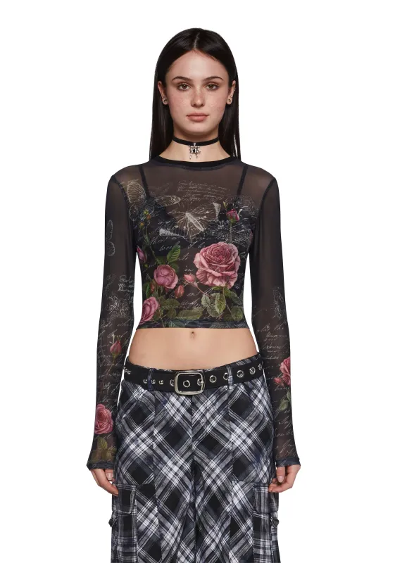 You Love Me Long Sleeve Top sold by Dolls Kill