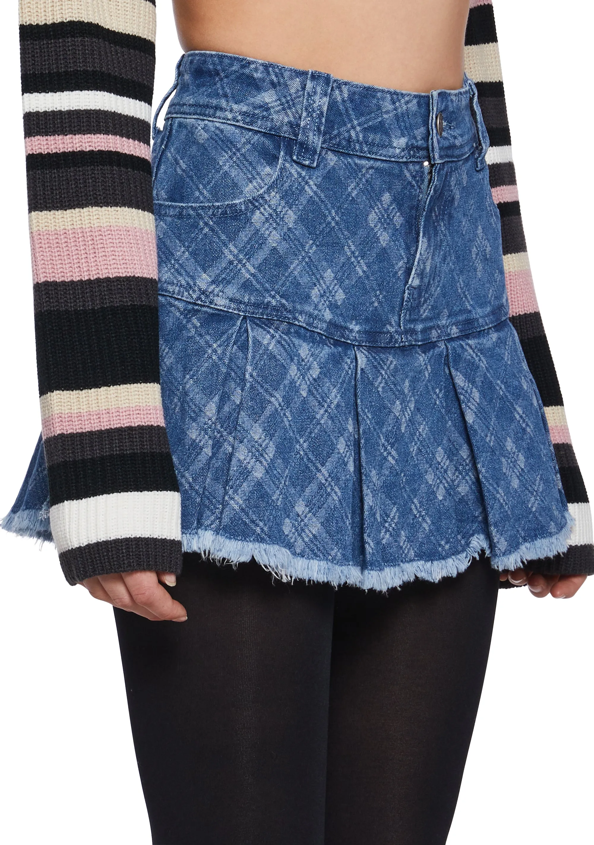 Sketchbook Smiles Mini Skirt sold by Dolls Kill product image thumbnail 5