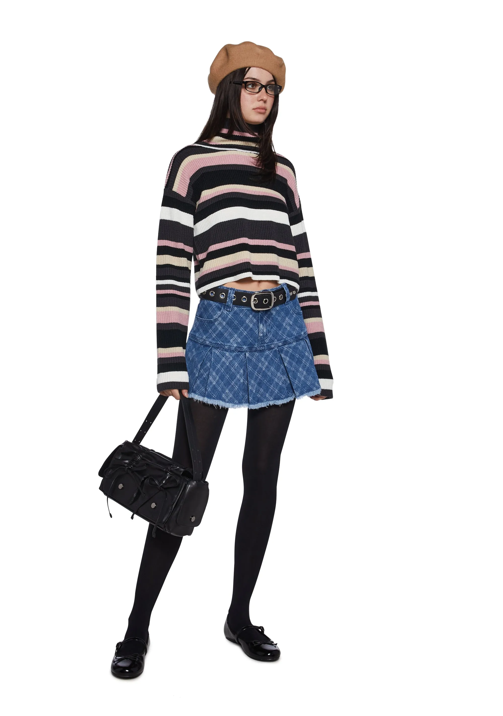 Sketchbook Smiles Mini Skirt sold by Dolls Kill product image thumbnail 2