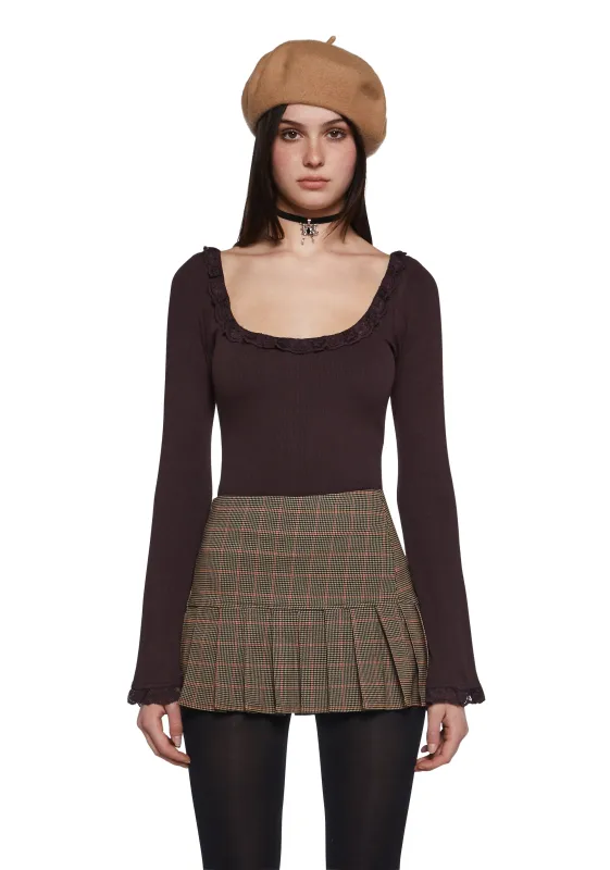 Reading Rhythms Long Sleeve Top sold by Dolls Kill