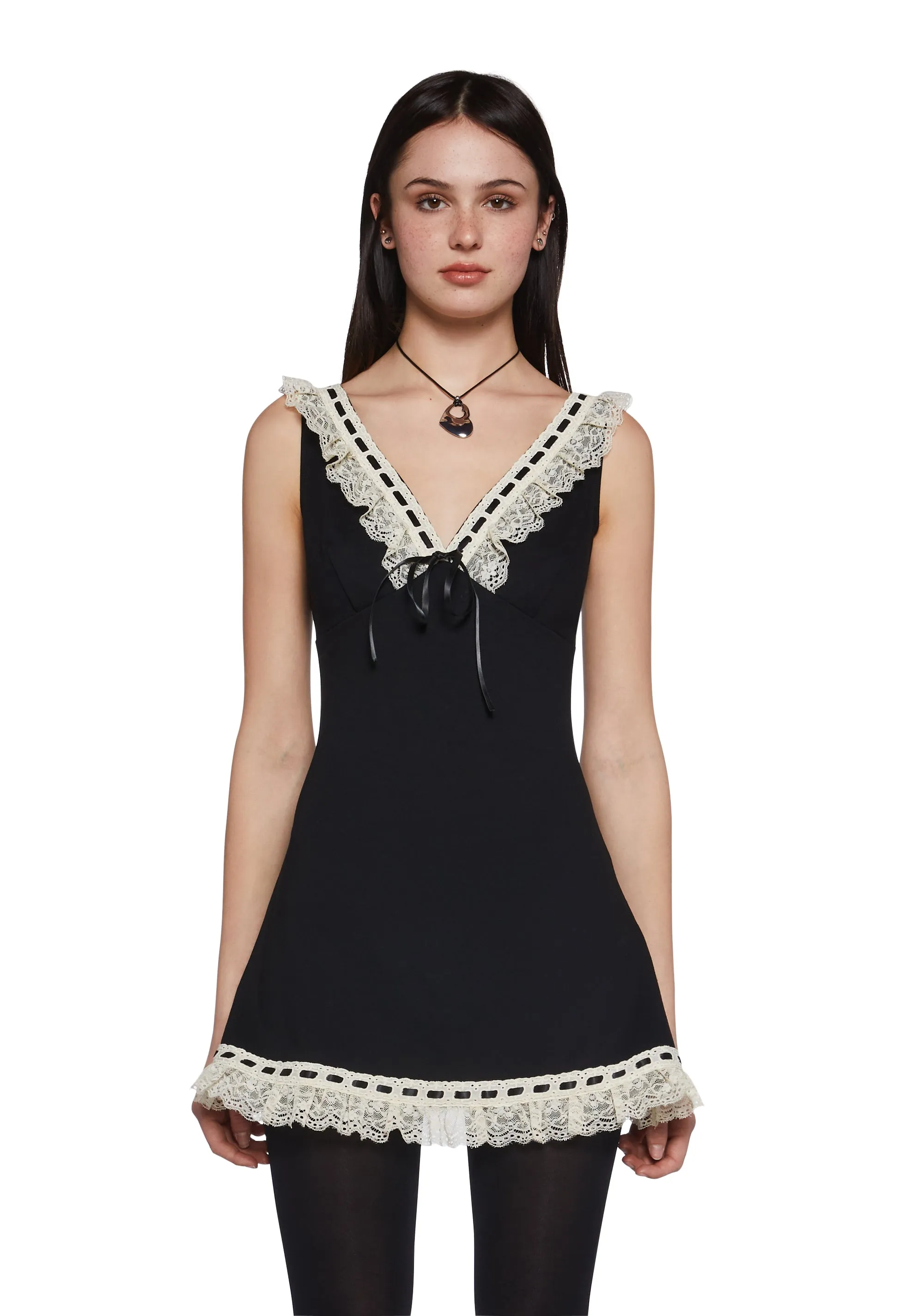 Dolls Kill So Yesterday Mini Dress - Lace | Parallel