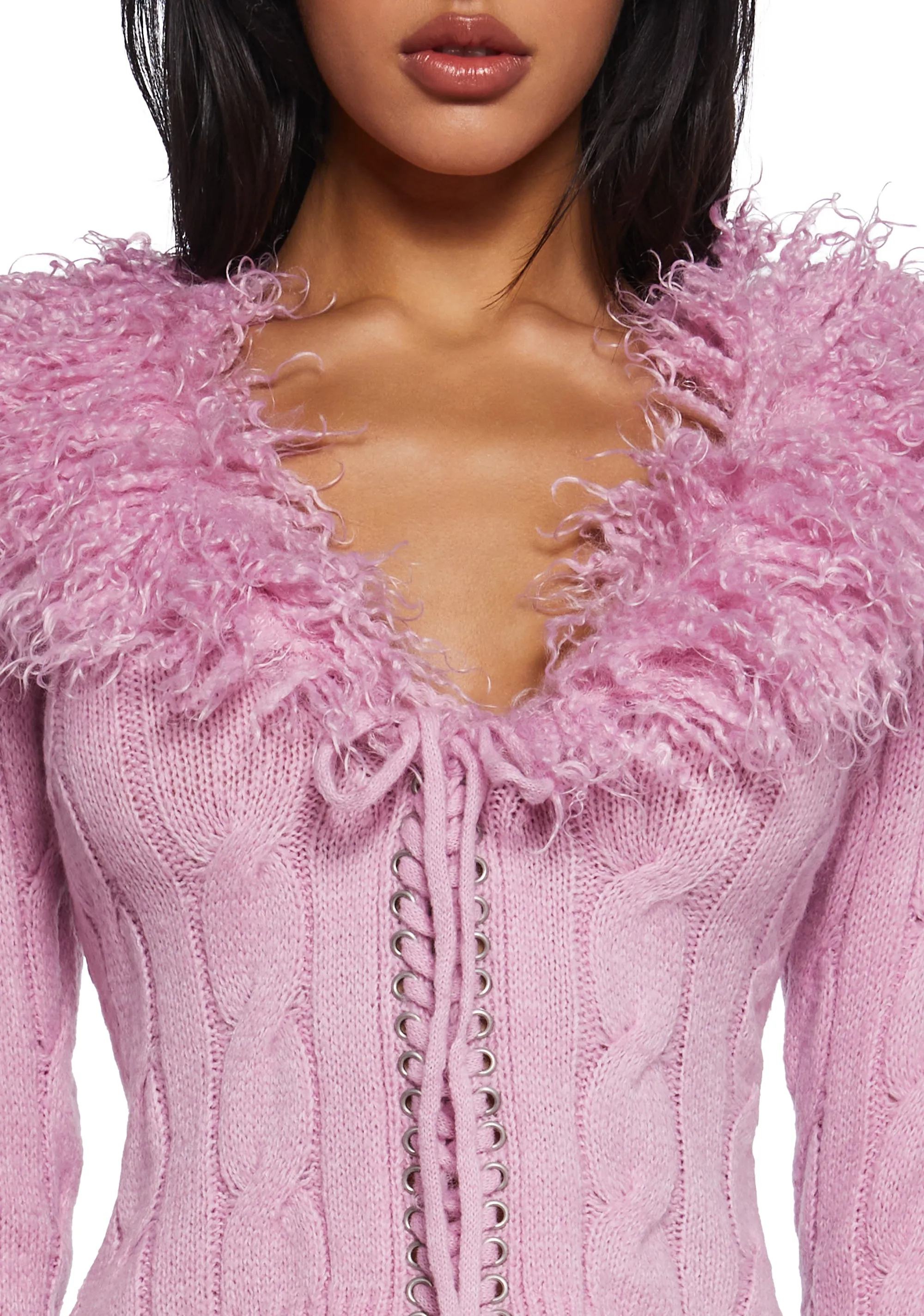 Covet Cable Knit Cardigan sold by Dolls Kill product image thumbnail 5