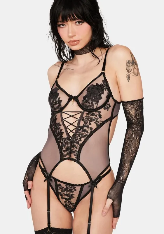 Yes I'm Spoiled 3-Piece Lingerie Set sold by Dolls Kill