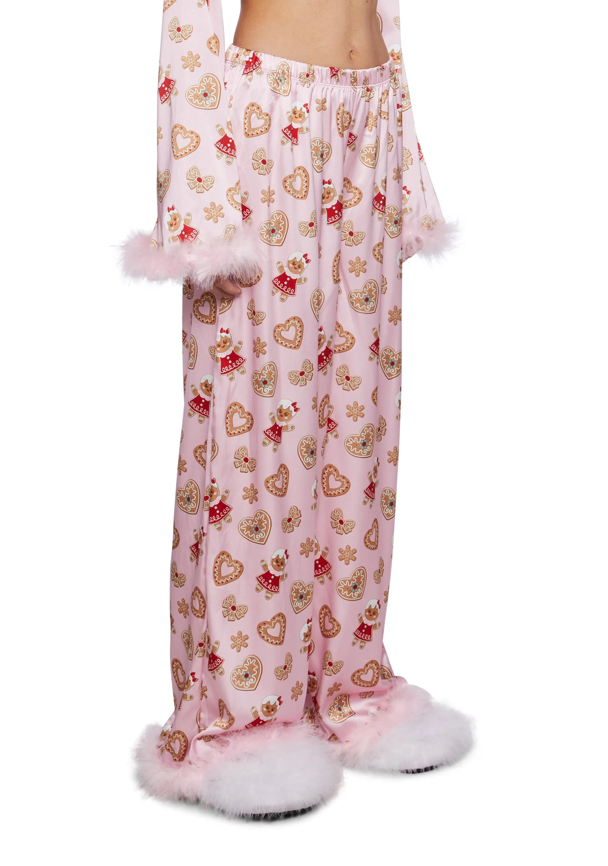 Love Surrounds Me Pajama Pants - Pink sold by Dolls Kill product image thumbnail 3