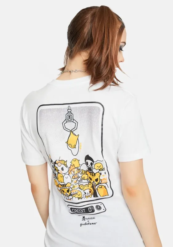Gudetama Claw Machine Graphic Tee sold by Dolls Kill