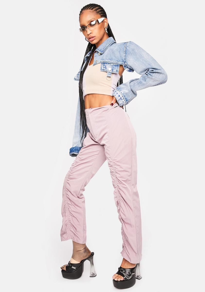 Ruched Rouge Pants sold by Dolls Kill product image thumbnail 2