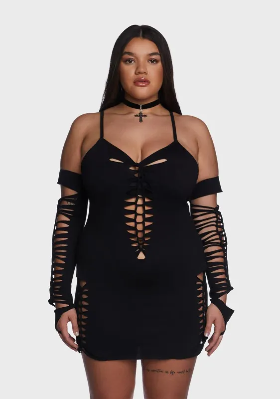 Plus Spellbound Smiles Mini Dress sold by Dolls Kill