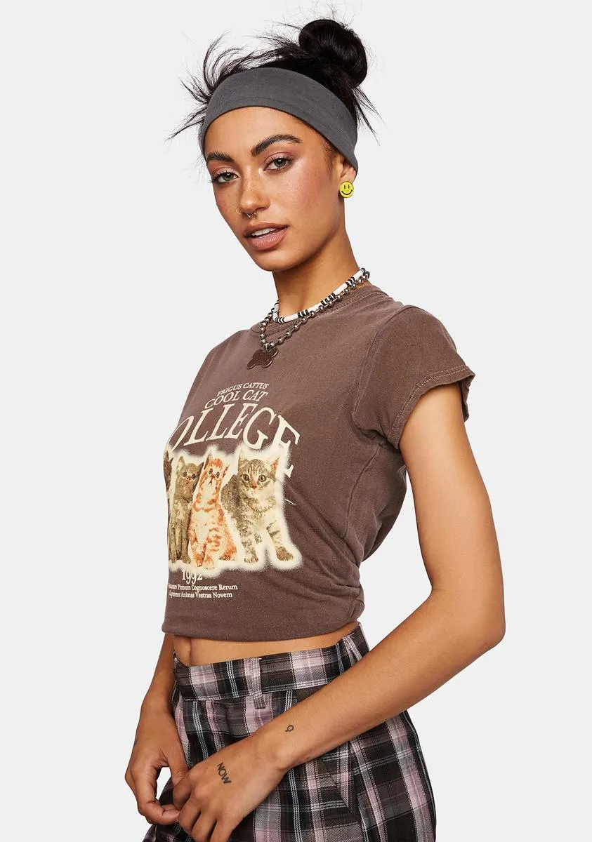 Cat Graphic Tee sold by Dolls Kill product image thumbnail 2