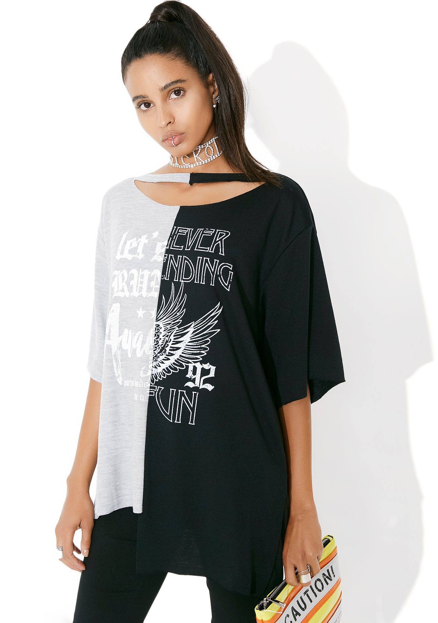 Sound Splitter Graphic T-Shirt sold by Dolls Kill product image thumbnail 3