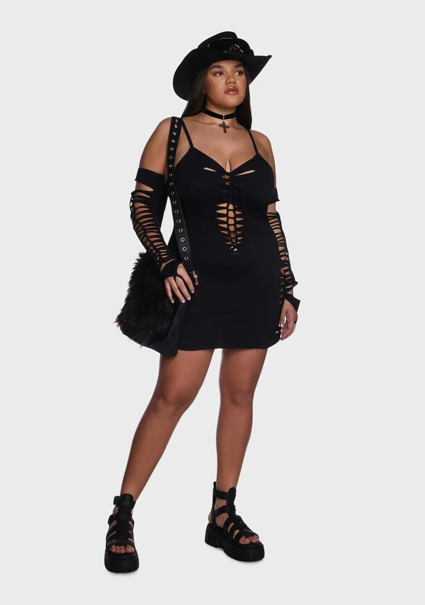 Plus Spellbound Smiles Mini Dress sold by Dolls Kill product image thumbnail 5