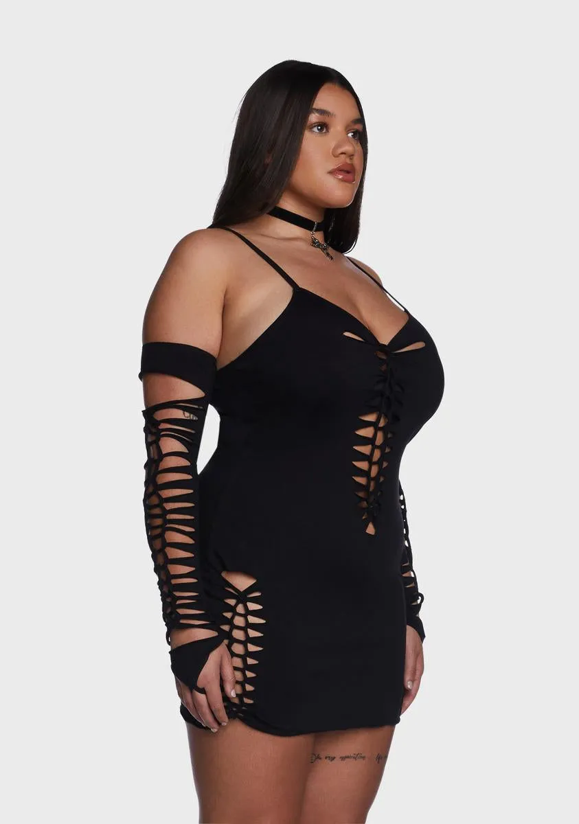 Plus Spellbound Smiles Mini Dress sold by Dolls Kill product image thumbnail 3