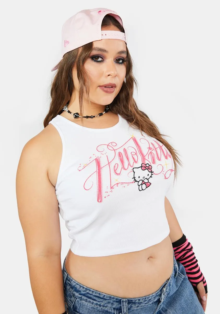 Plus Hello Kitty Graffiti Tank sold by Dolls Kill product image thumbnail 2