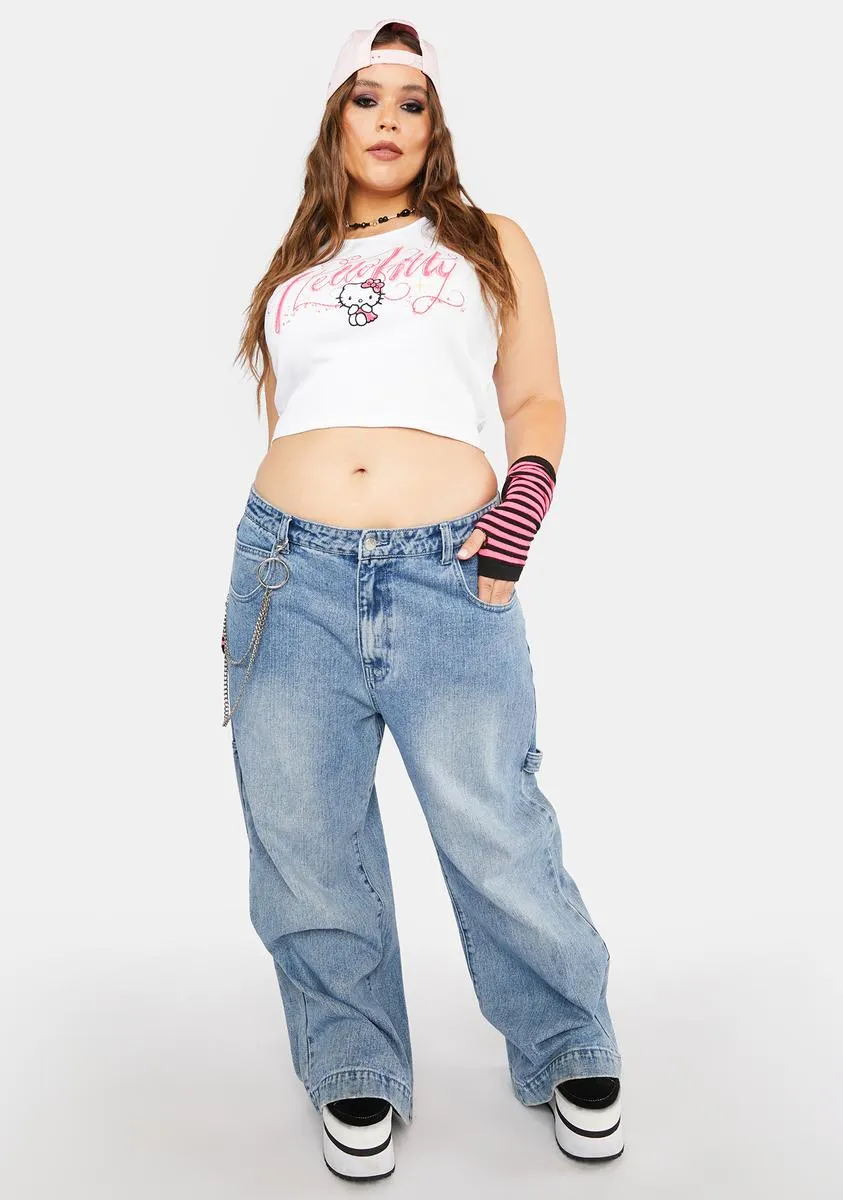 Plus Hello Kitty Graffiti Tank sold by Dolls Kill product image thumbnail 3