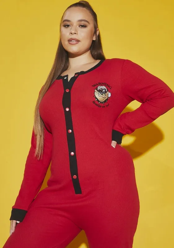 Plus Dizzy Spell Thermal Pajamas sold by Dolls Kill