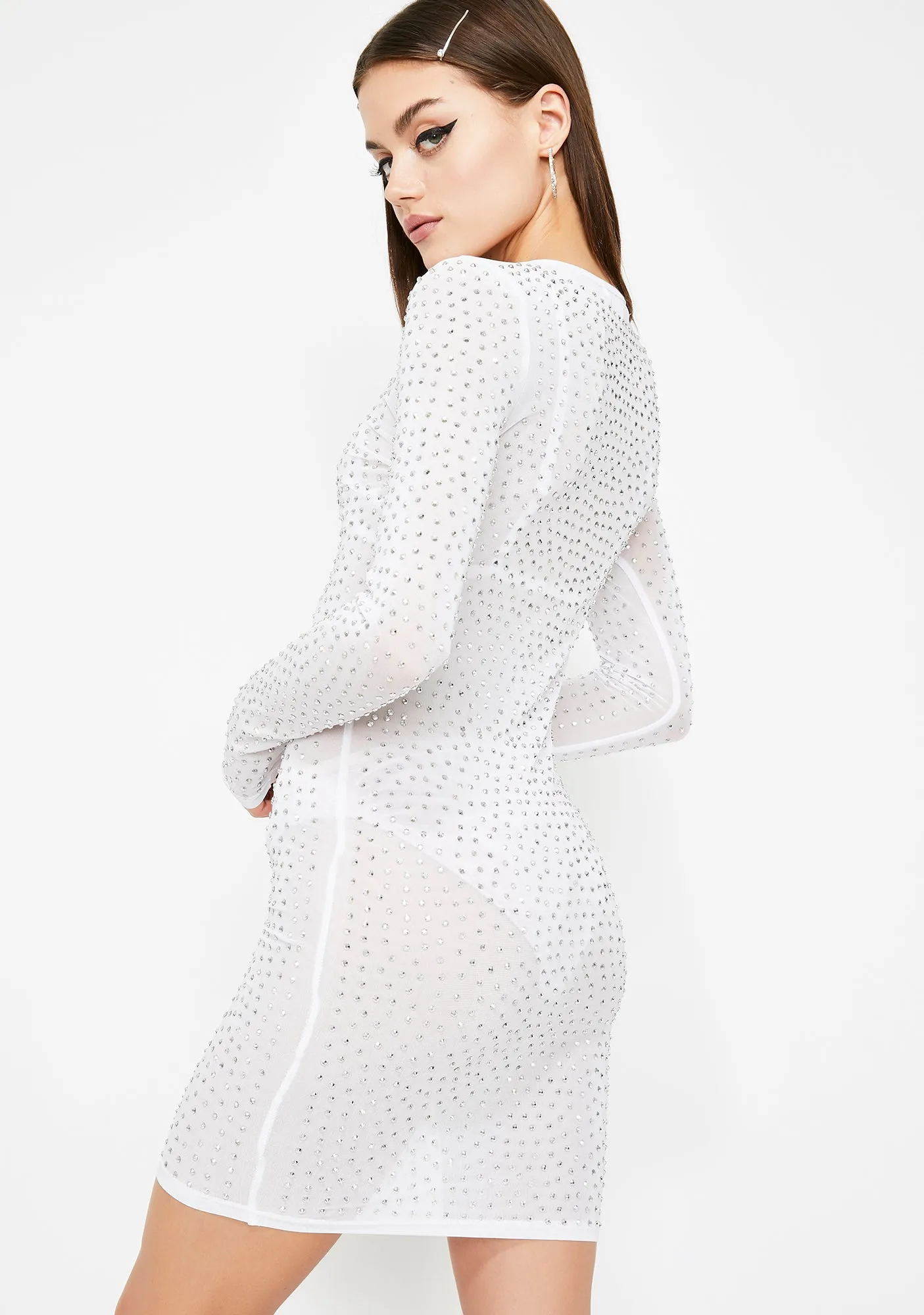 Boss Life Rhinestone Dress sold by Dolls Kill product image thumbnail 4