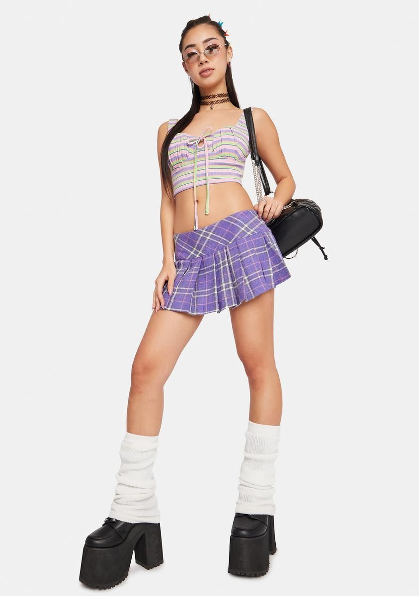 Far Away Striped Tank sold by Dolls Kill product image thumbnail 3