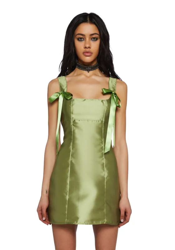 Pixie Stardust Mini Dress-Green sold by Dolls Kill