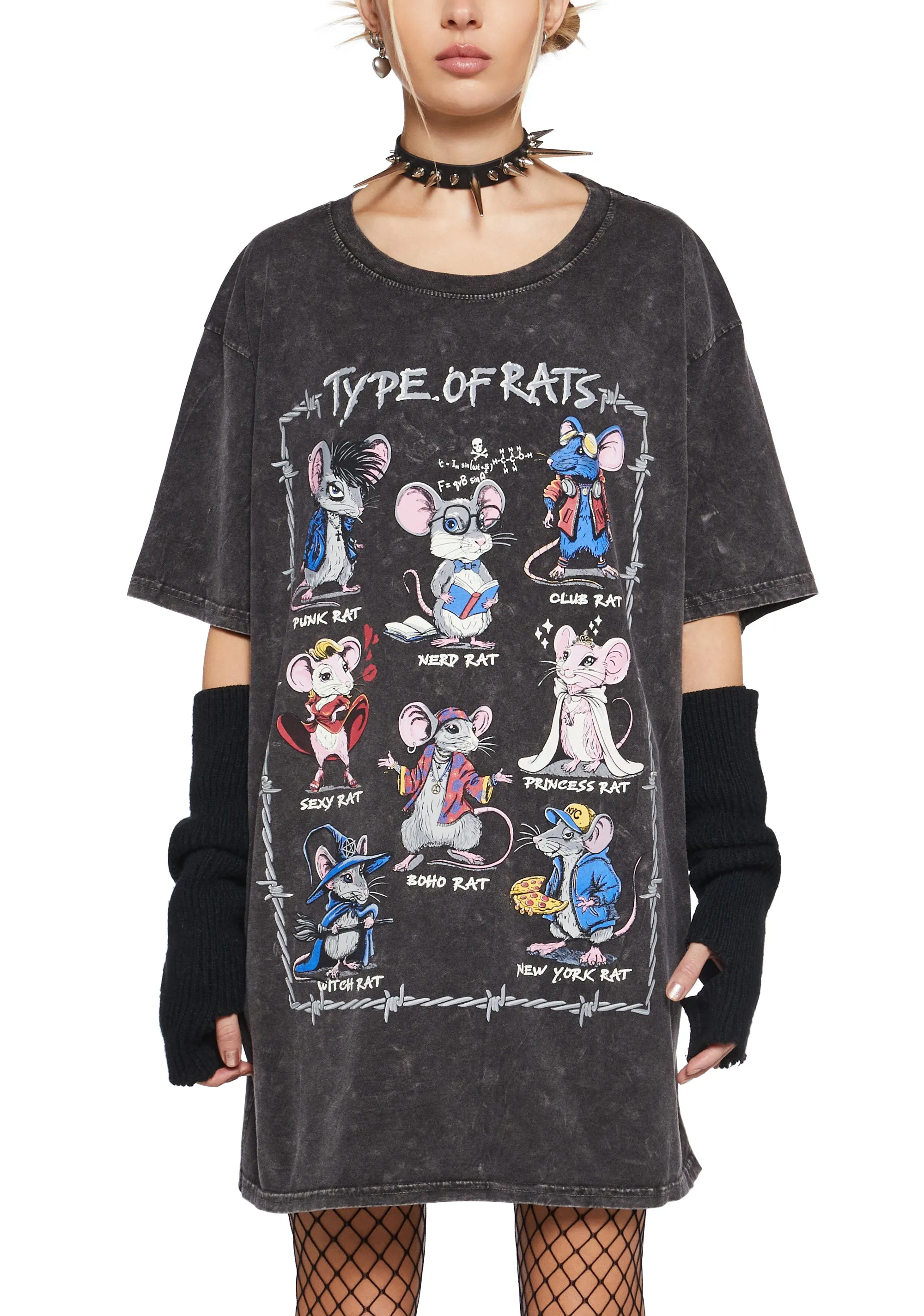 The Squeak Squad Graphic Tee sold by Dolls Kill product image thumbnail 5