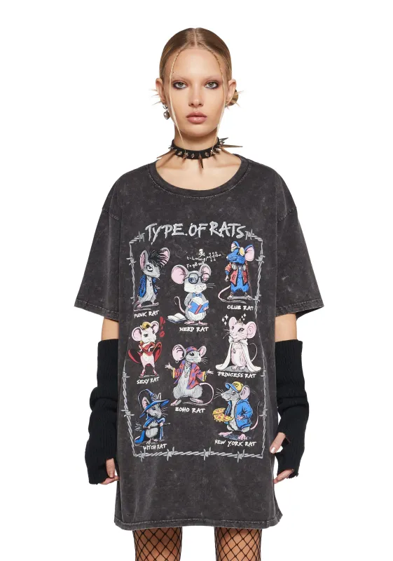 The Squeak Squad Graphic Tee made by Dolls Kill