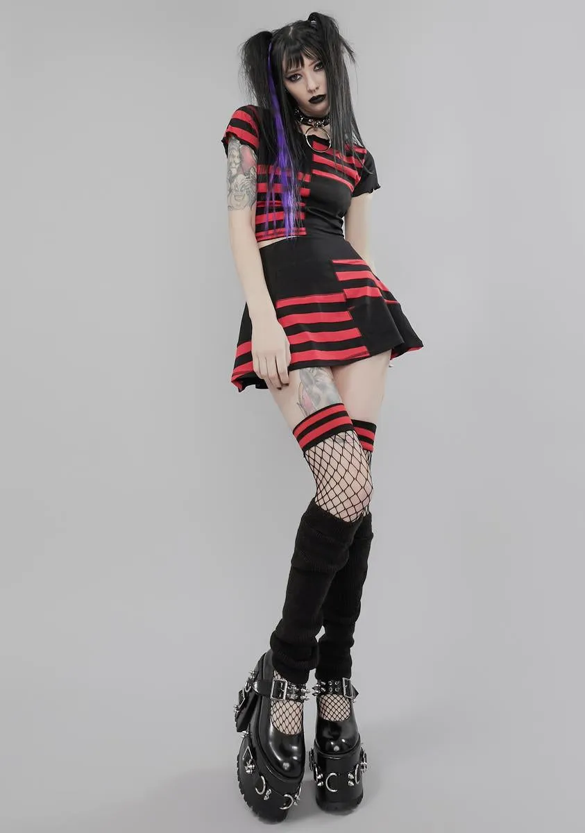 Beautiful Oblivion Patchwork Skirt Set sold by Dolls Kill product image thumbnail 3