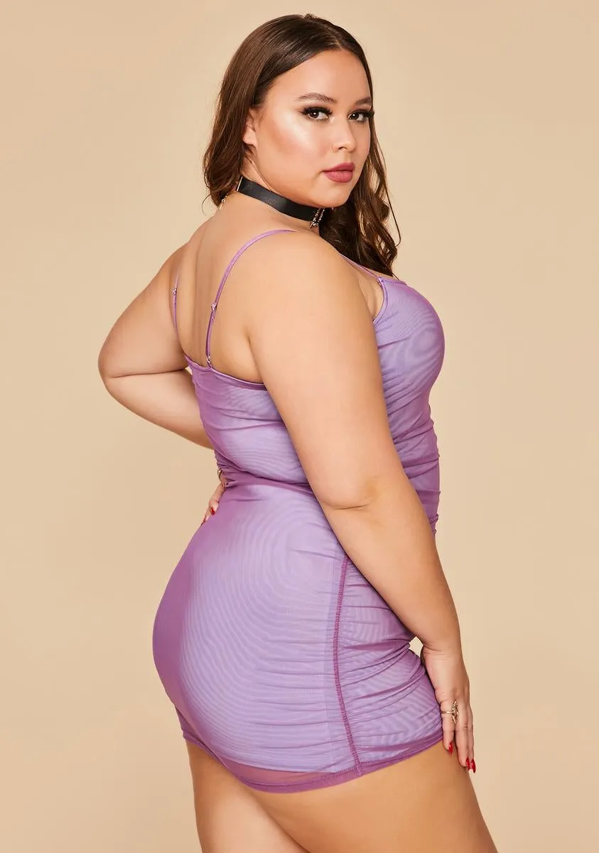 True Model Muse Ruched Mini Dress sold by Dolls Kill product image thumbnail 4