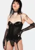 Peek Show Teddy & Garter Belt sold by Dolls Kill