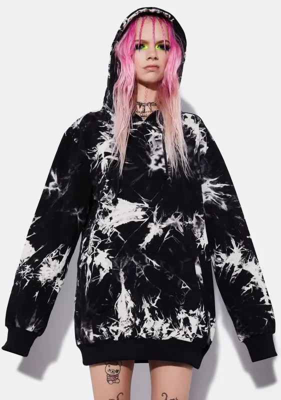 Wicked Dark Dreams Tie Dye Hoodie sold by Dolls Kill