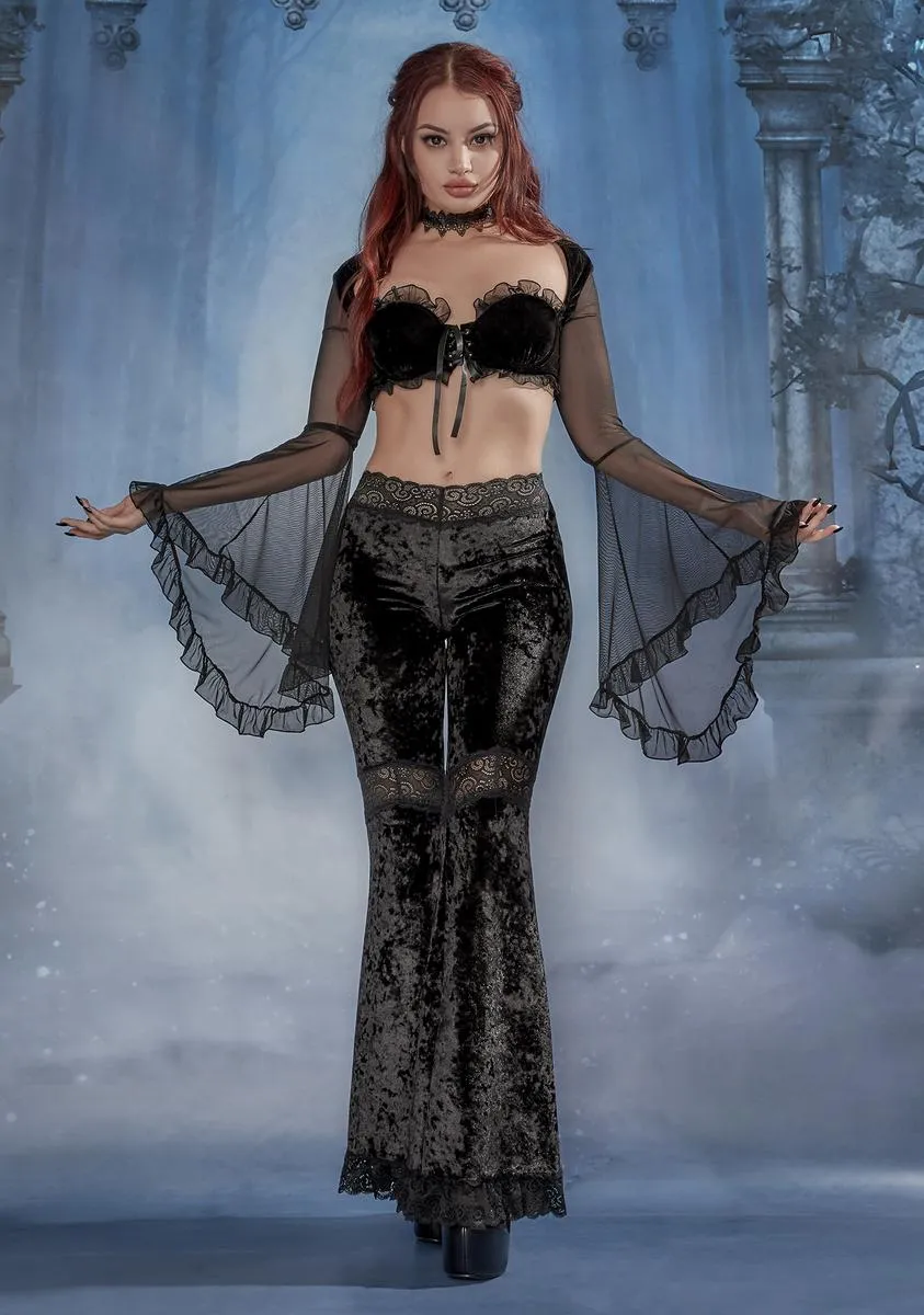Whispers In The Dark Bell Sleeve Top sold by Dolls Kill product image thumbnail 3