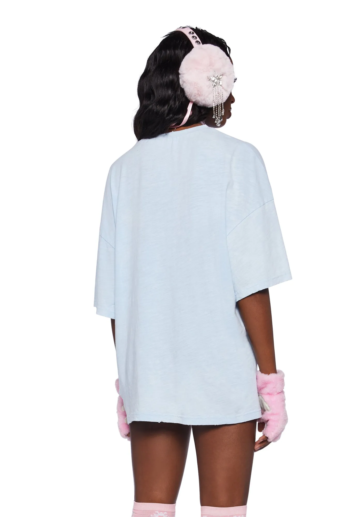 Snow Much Fun Oversized Tee sold by Dolls Kill product image thumbnail 4