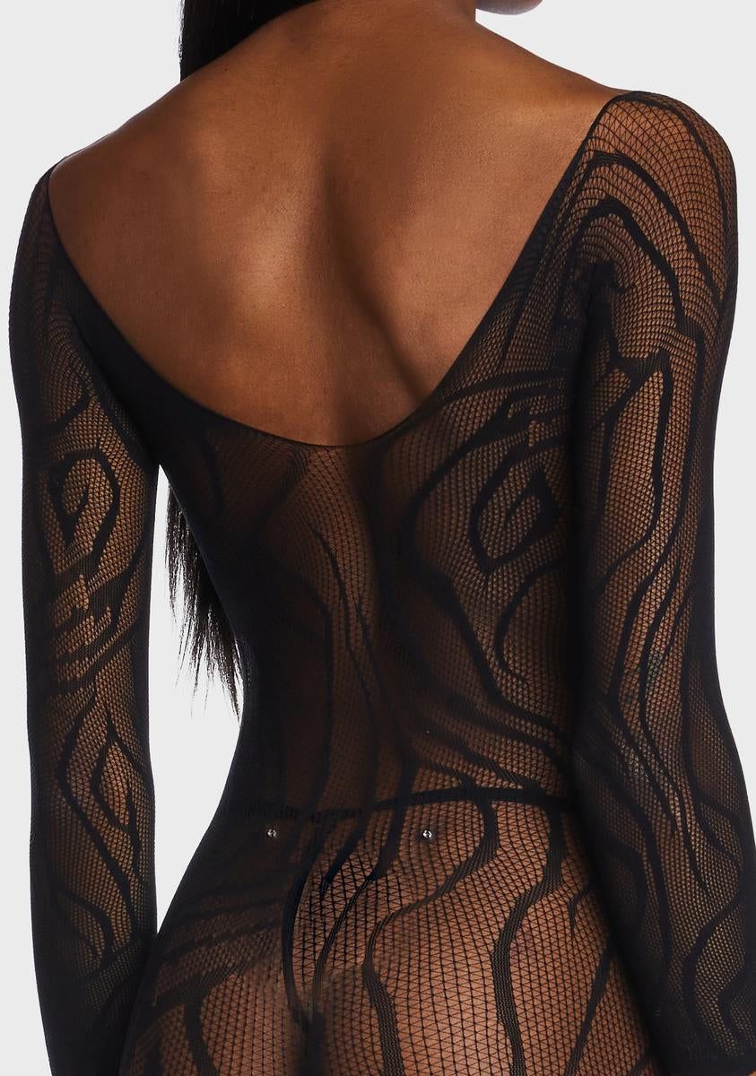 Eye Of The Tiger Fishnet Bodystocking sold by Dolls Kill product image thumbnail 2