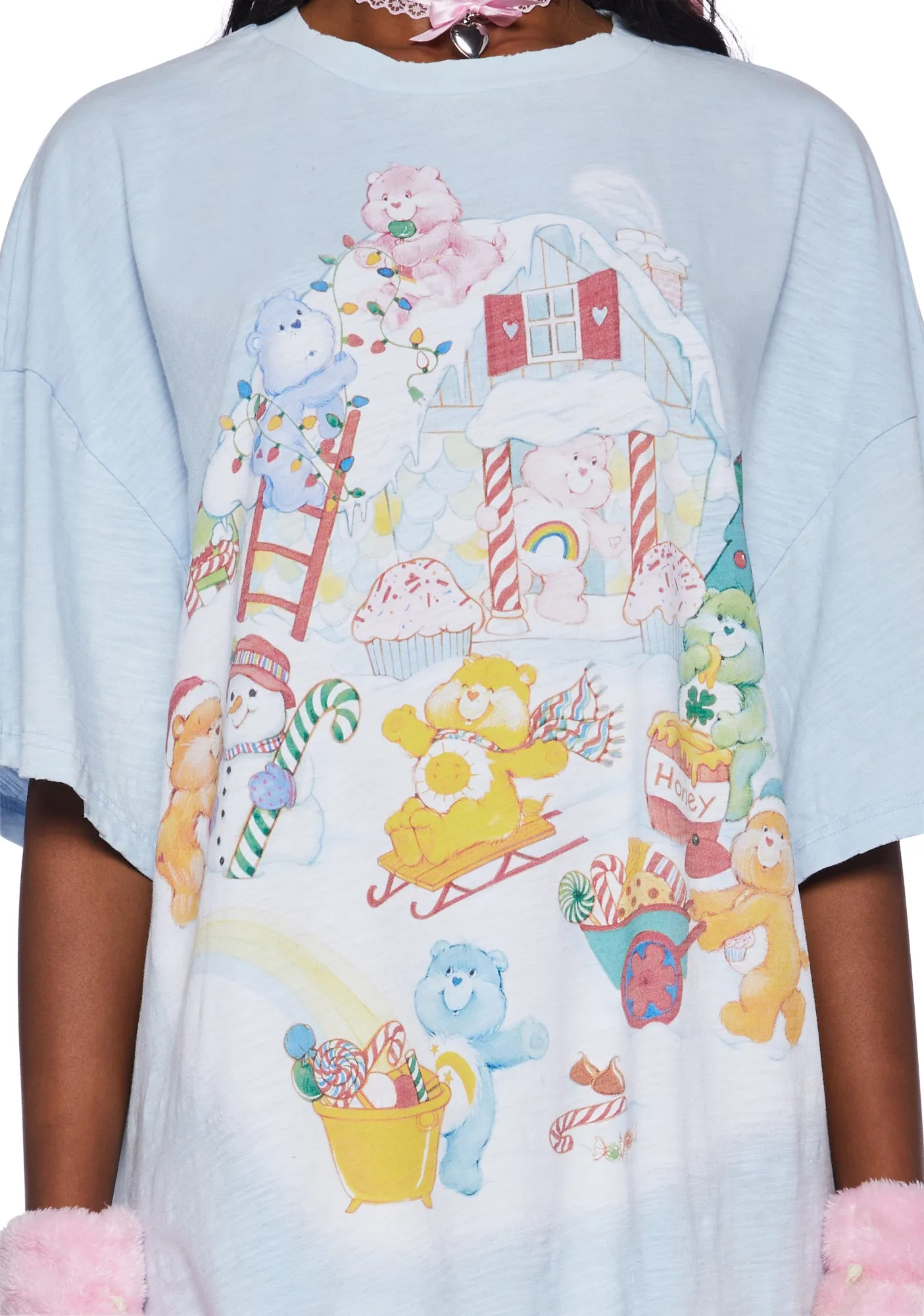 Snow Much Fun Oversized Tee sold by Dolls Kill product image thumbnail 5