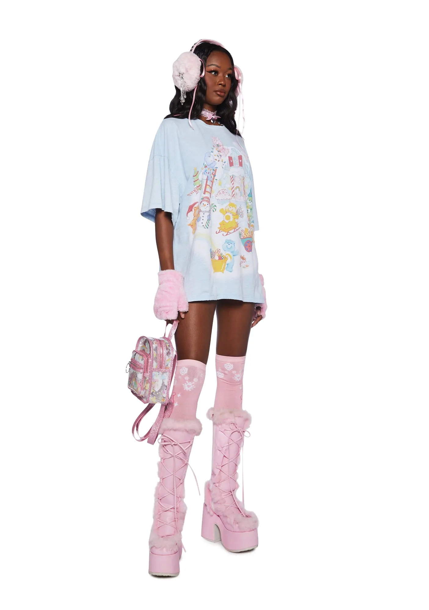 Snow Much Fun Oversized Tee sold by Dolls Kill product image thumbnail 2