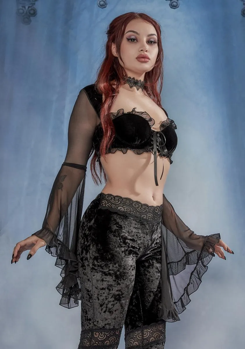 Whispers In The Dark Bell Sleeve Top sold by Dolls Kill product image thumbnail 2