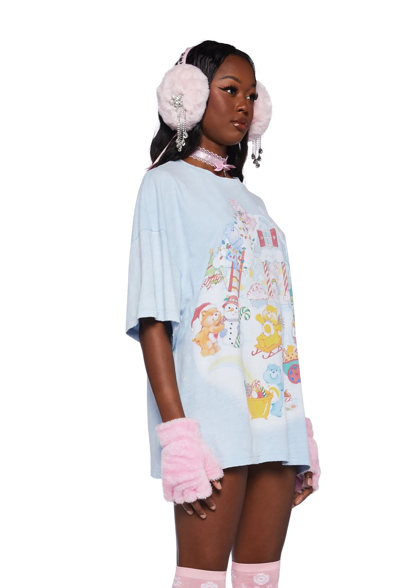 Snow Much Fun Oversized Tee sold by Dolls Kill product image thumbnail 3