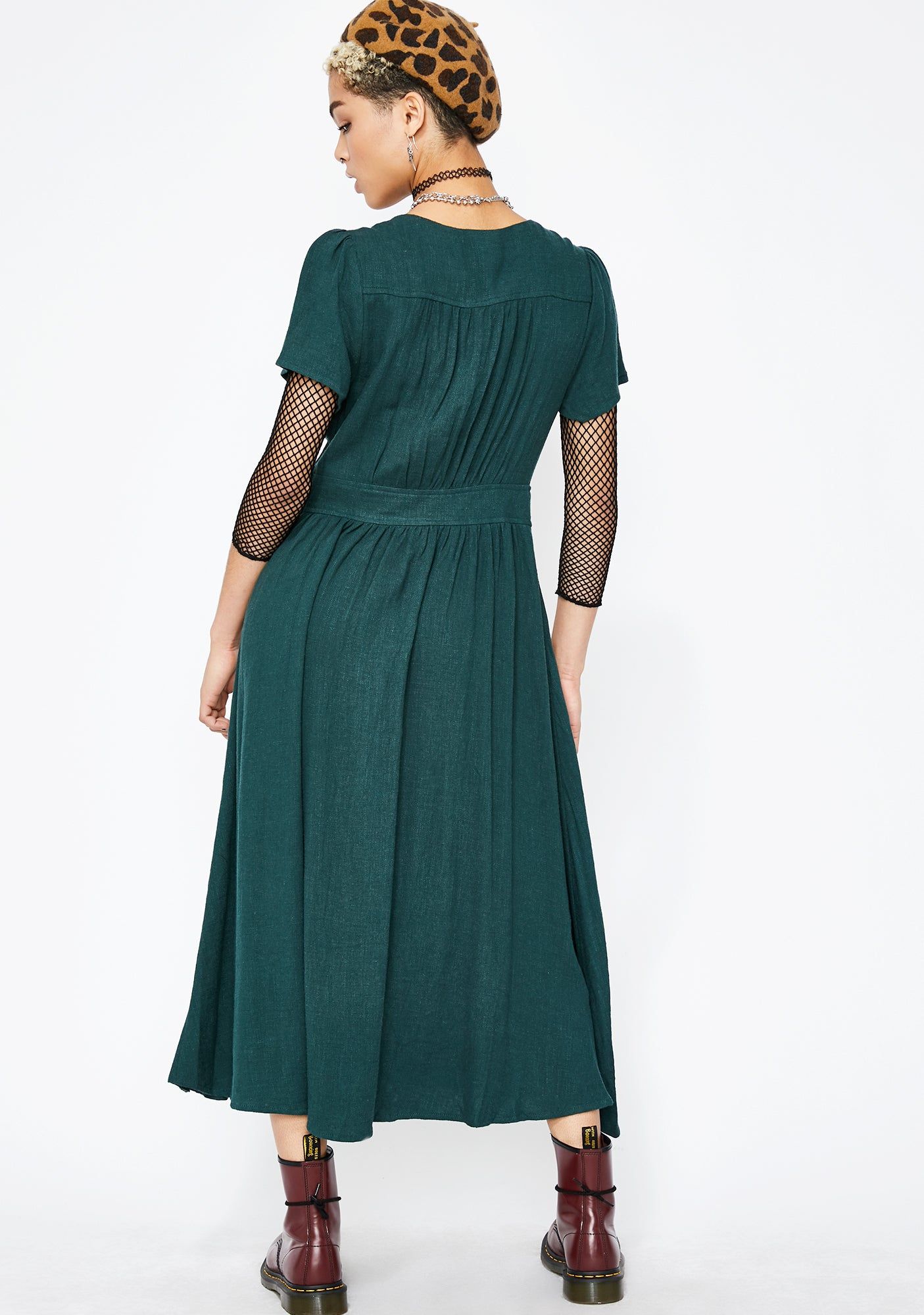 Flowin' Fury Midi Dress sold by Dolls Kill product image thumbnail 4