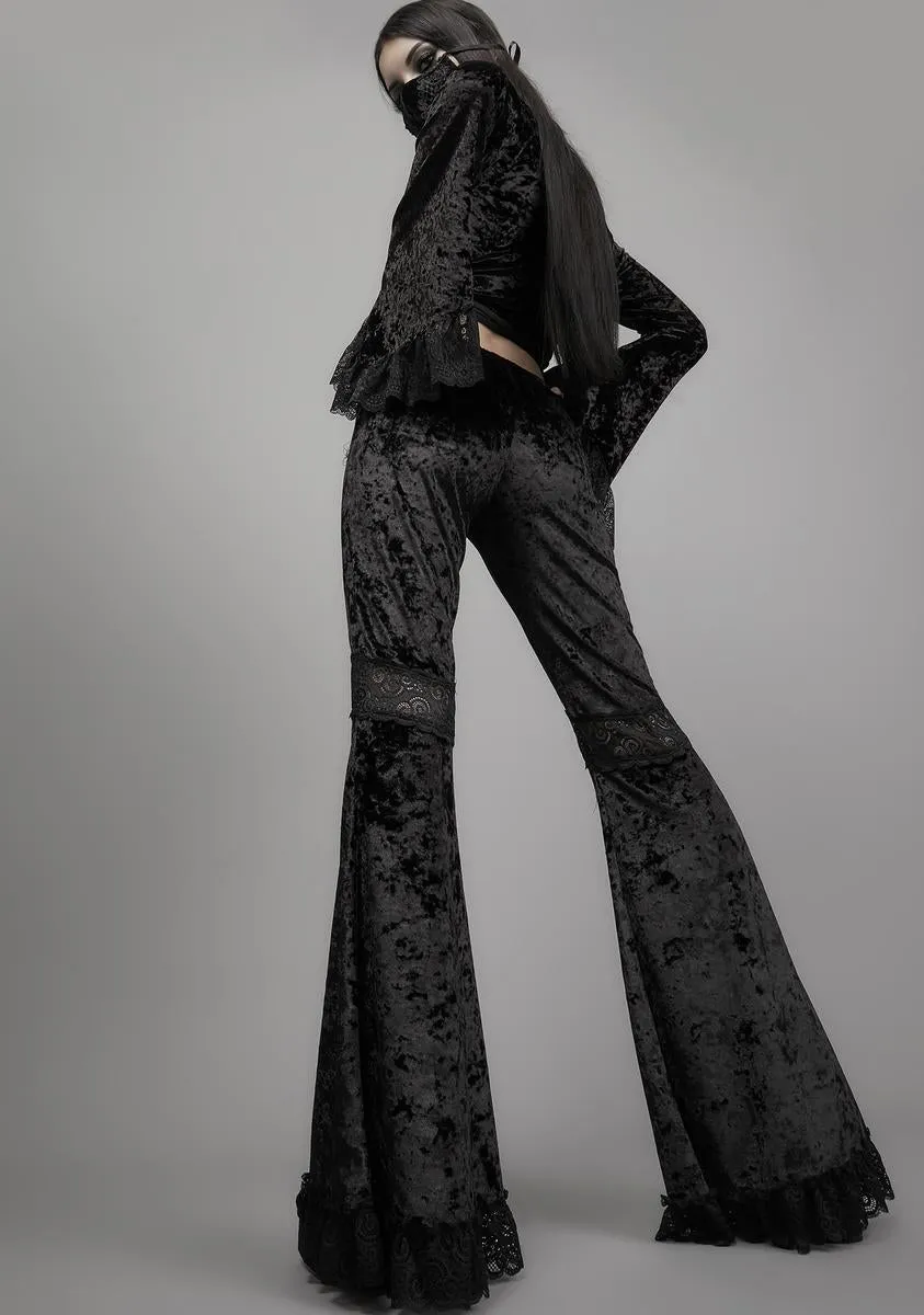 Abandon All Hope Bell Bottom Pants sold by Dolls Kill product image thumbnail 4