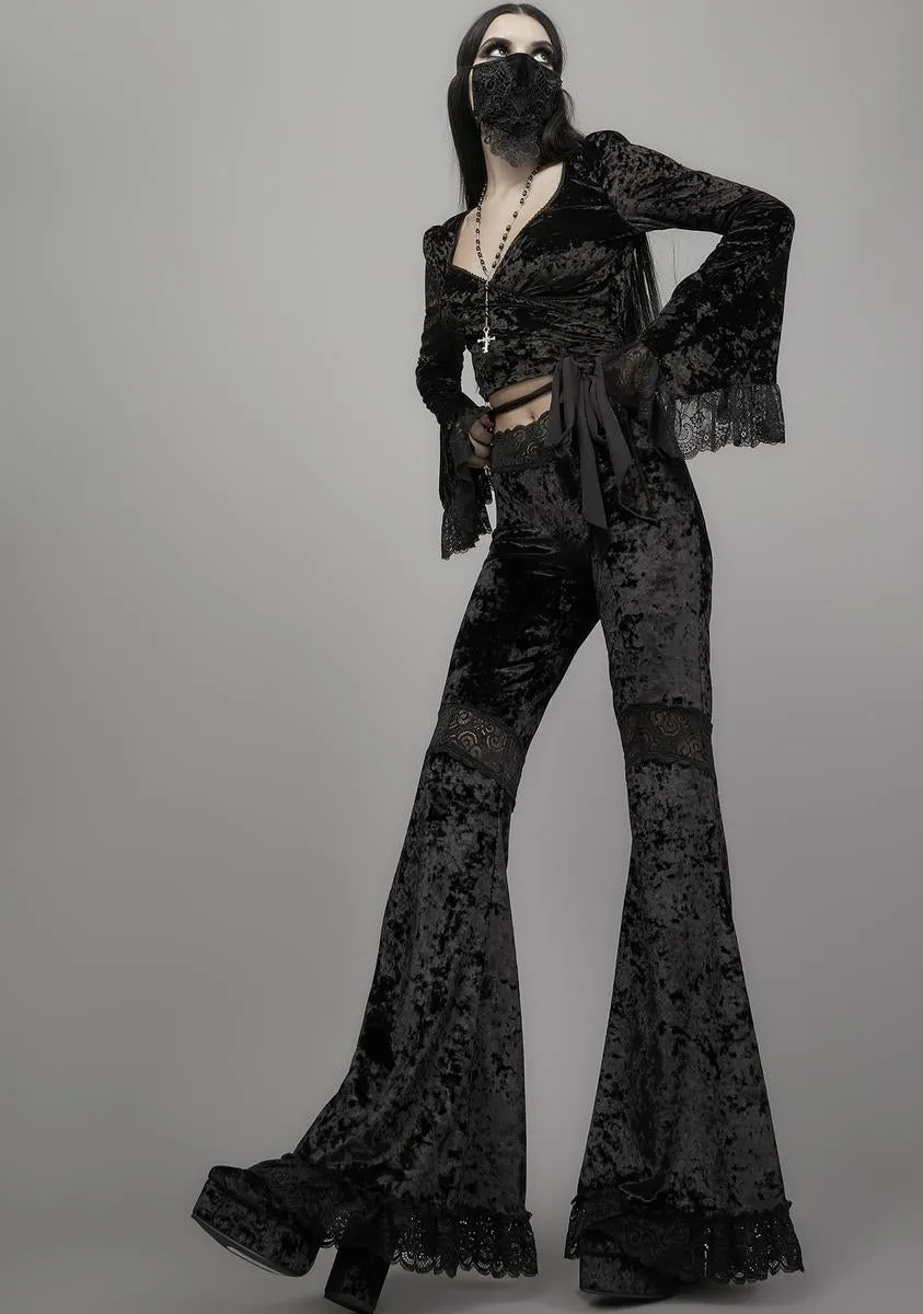 Abandon All Hope Bell Bottom Pants sold by Dolls Kill product image thumbnail 2