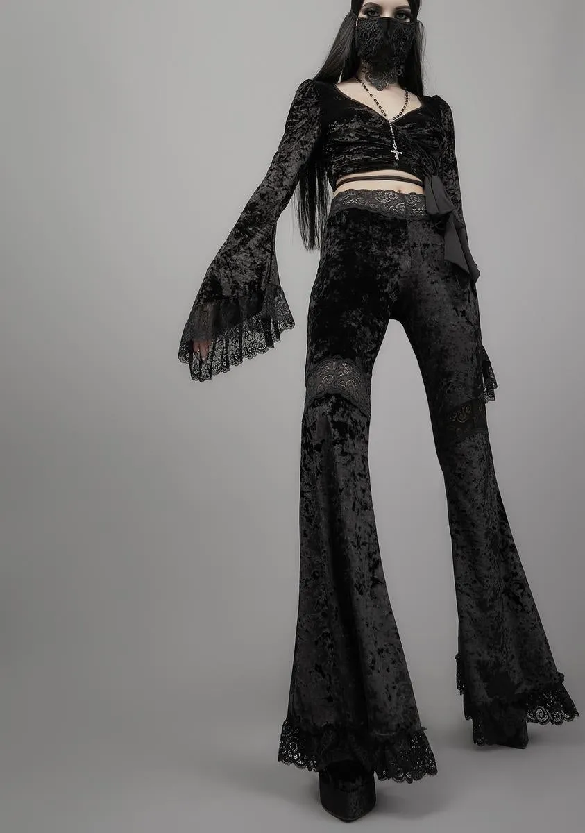 Abandon All Hope Bell Bottom Pants sold by Dolls Kill product image thumbnail 3
