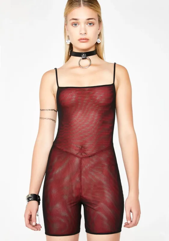 Flame Ulric Playsuit sold by Dolls Kill