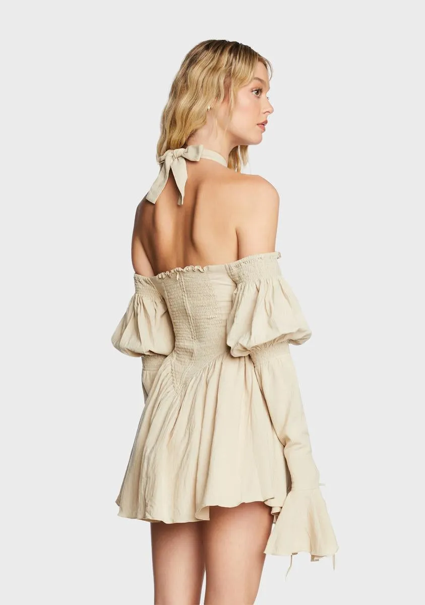 Madeline Linen Mini Dress sold by Dolls Kill product image thumbnail 4