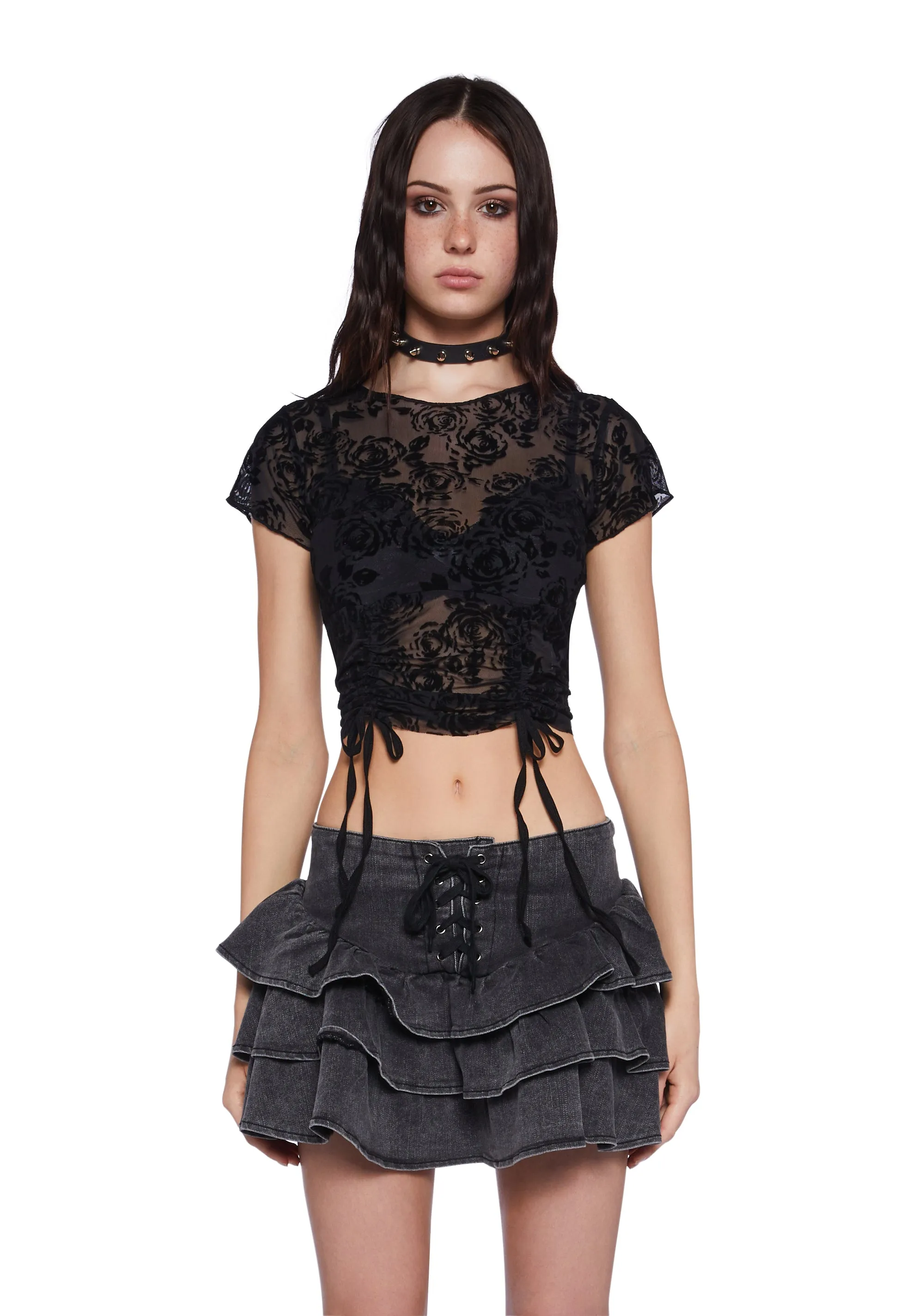 A Tender Love Mesh Top sold by Dolls Kill