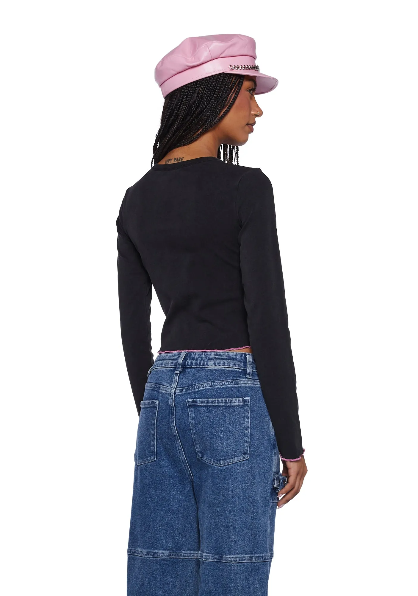 Y2K World Tour Long Sleeve Tee sold by Dolls Kill product image thumbnail 4