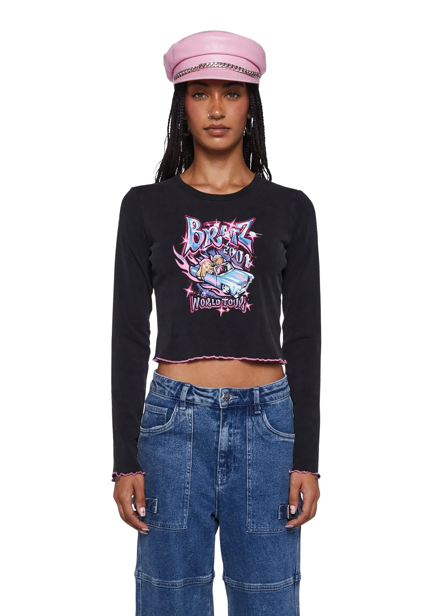 Y2K World Tour Long Sleeve Tee sold by Dolls Kill