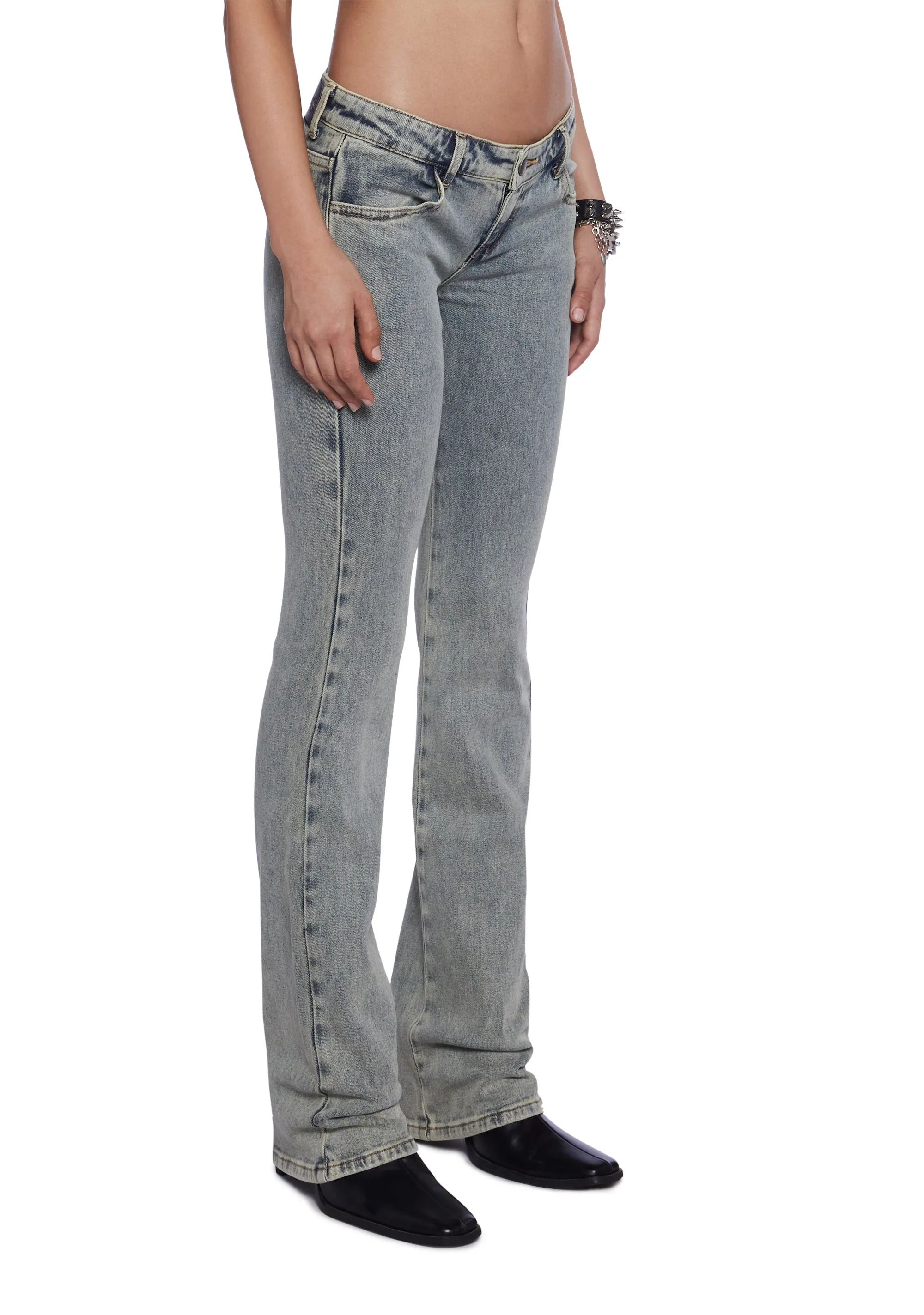 Talia Low Rise Jeans sold by Dolls Kill product image thumbnail 4