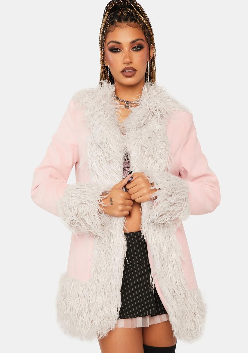 Dolly Suede Coat sold by Dolls Kill