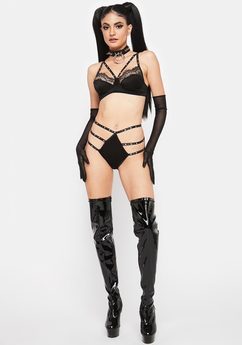 Darkness In Lust Lingerie Set sold by Dolls Kill product image thumbnail 3