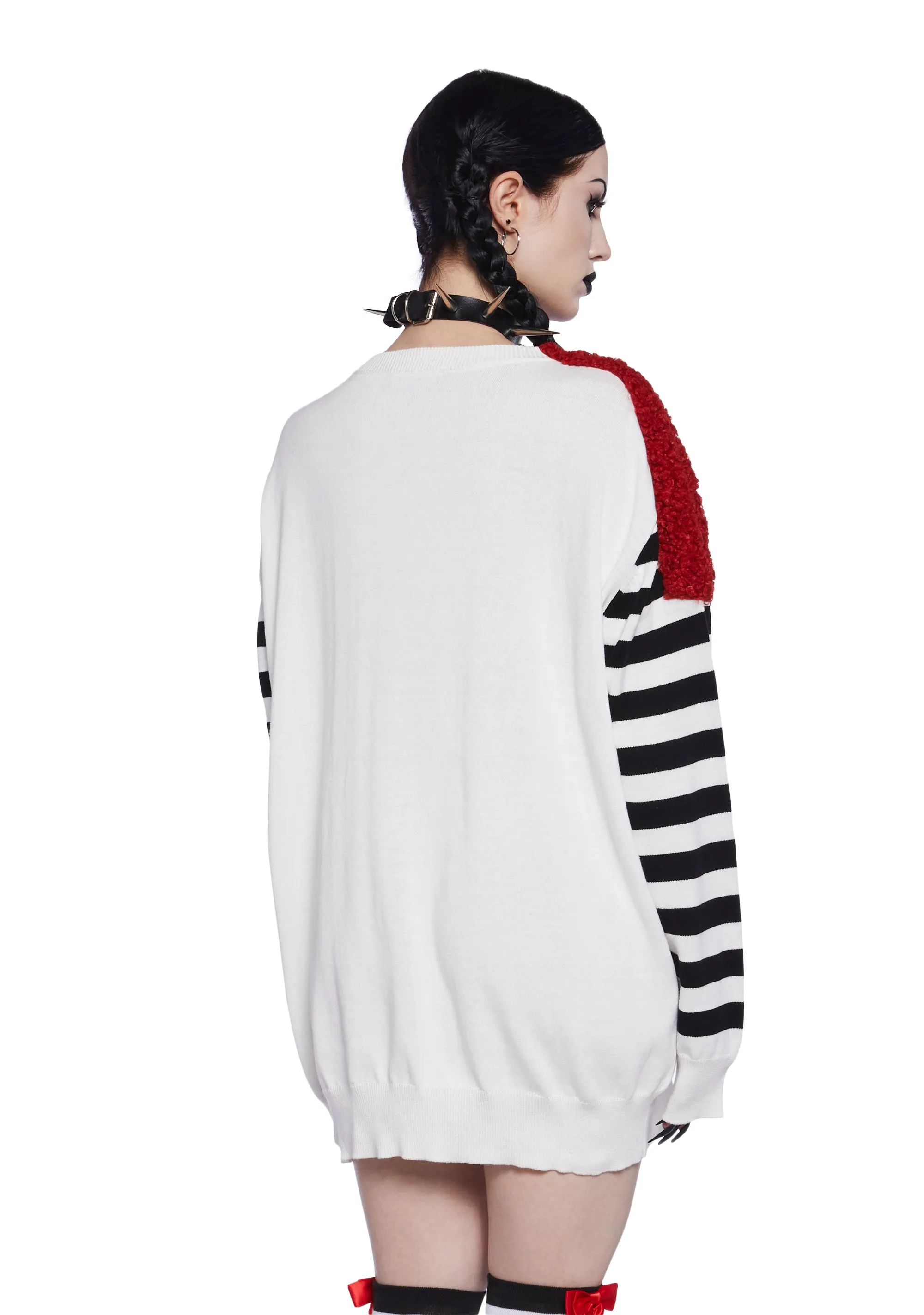 In Stitches Oversized Sweater sold by Dolls Kill product image thumbnail 5